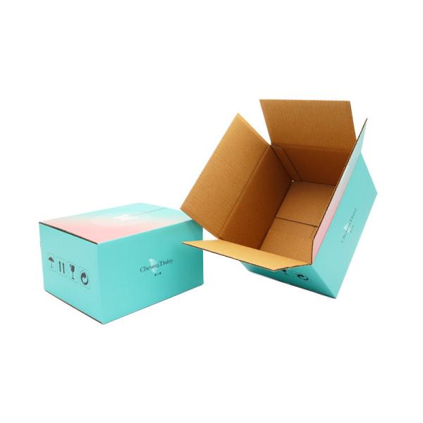Corrugated Cardboard Shipping Cartons with Color Printing Matt Lamination and Custom Size Accepted