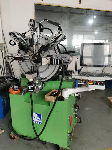 Multifunction CNC 0.3 - 2.5mm Wire Forming Spring Making Machine With Servo Motor
