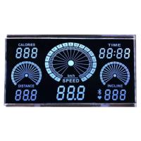 Display LCD de segmento personalizado para empilhadeira de elevadores elétricos Display de número do cluster, Display LCD monocromático