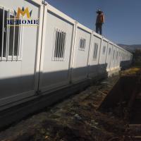 Vivienda portátil del trabajador temporal de la casa del envase del paquete plano