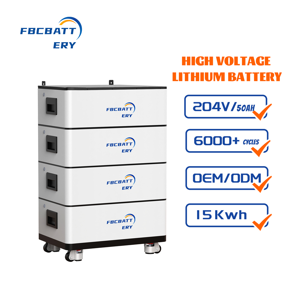 Высоковольтная батарея лития 204v 10kwh перезаряжаемые для системы солнечной энергии