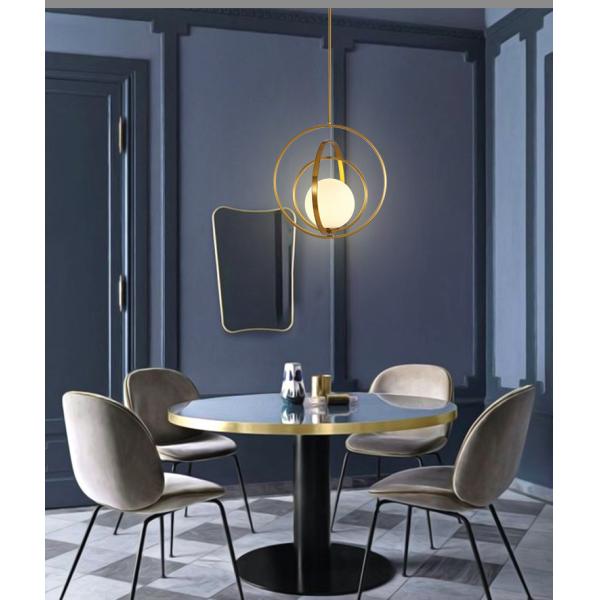 Post Modern Pendant Light Lamp Kitchen Restaurant Study Living Room Lighting Home Round Ball Lights(WH-GP-72)