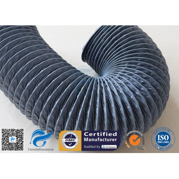 Гибкий покрытый ПВК воздуховод ткани стеклоткани, шланг стекла волокна ПВК