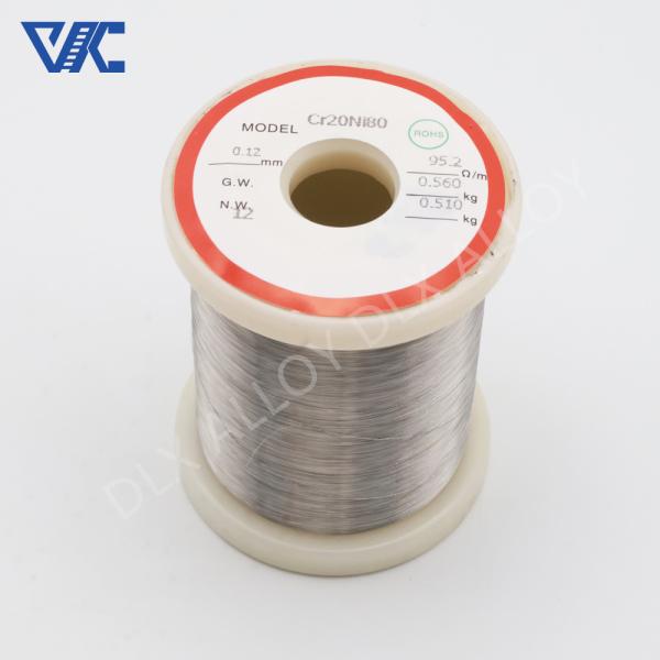 Fio brilhante da liga Cr20Ni80 do nicromo da cor do preço de grosso para elementos de aquecimento elétricos