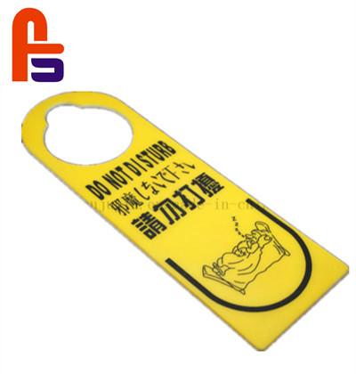 Thick Material  Flexo Printing For Hotel Doors Custom Cardboard Hangers