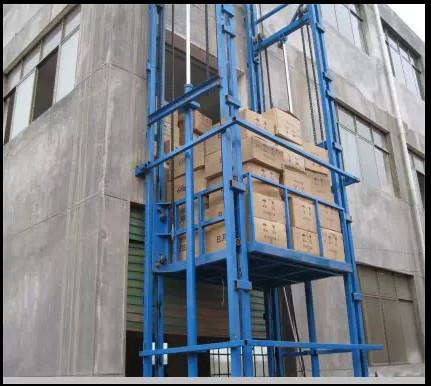 New Building Guide Rail Hydraulic Lifting Platform