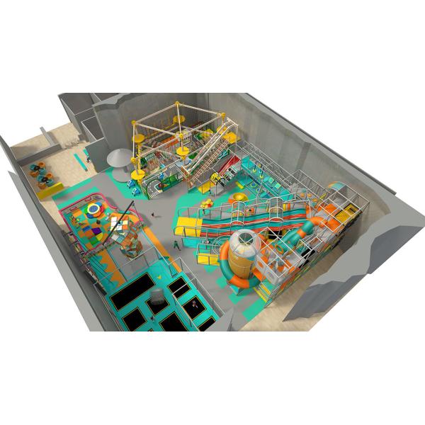 Pirate Ship Indoor Playground with Soft Padded Structure