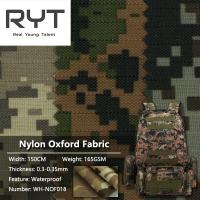 Ripstop camufla a tela impermeável do plutônio Oxford para o produto exterior da trouxa