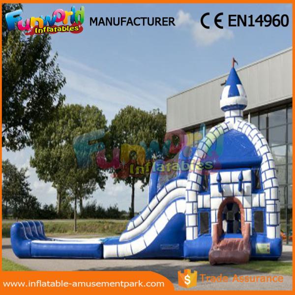 Large Combo Jumping Castle Inflatable Bouncer Slide Double Stitching PVC Material