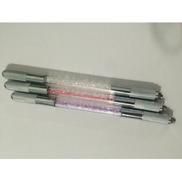 Crystal Material Doubel Head Eyebrow Microblading Tattoo Pen for Permanent Makeup