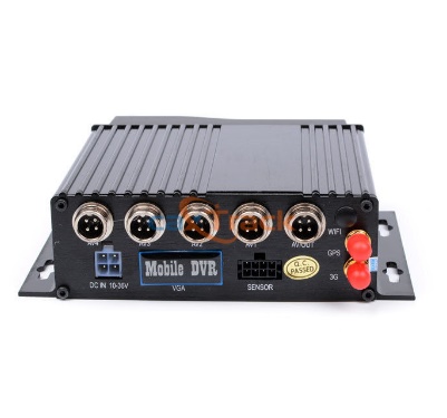 128G SD Card Storage 3G GPS Mobile DVR Support Real Time Tracking And Video