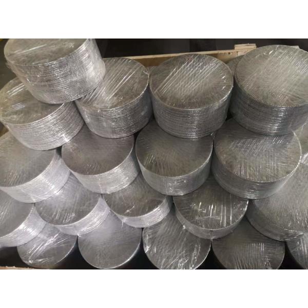 Polished Wire 304 Stainless Steel Mesh Filter Discs 250mm Diameter Wear Proof