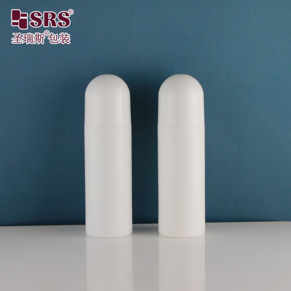 RPPD White Mosquito Repellent Plastic Roller Ball Bottle 90ML 3oz With Dome Cap