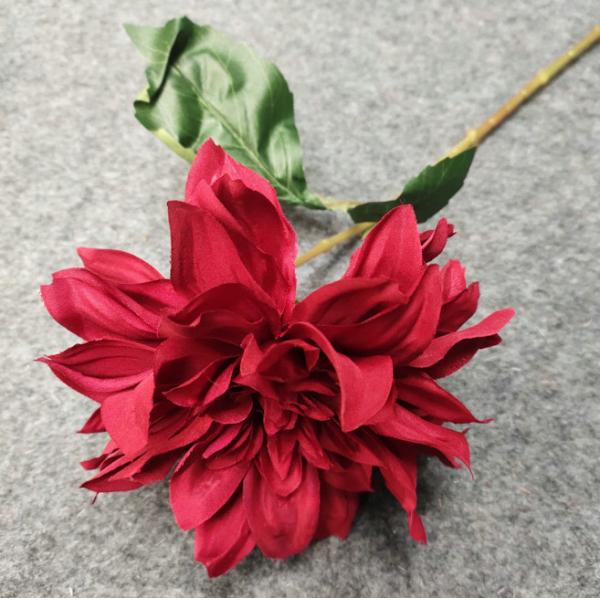 European Style 3 Heads Dahlia Artificial Flower For Home Party Wedding Silk Flower