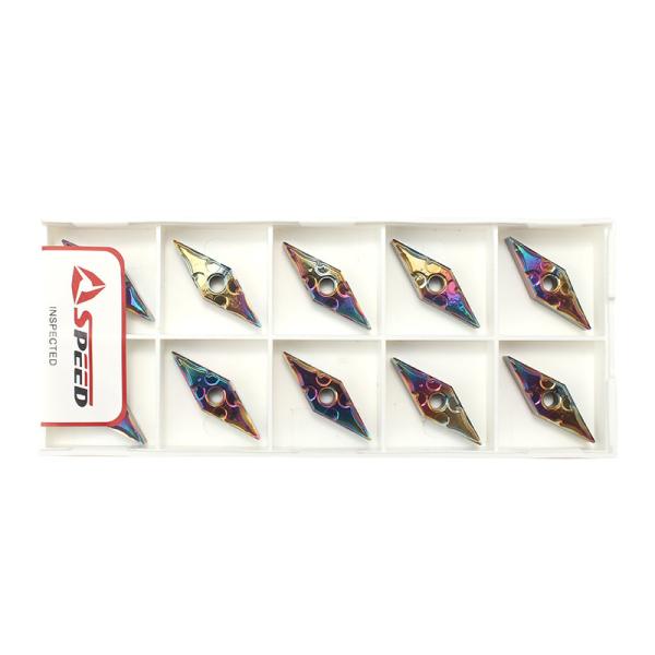 Скоростная высокоточная карбидная вставка для карбидной вставки алюминия вольфрама VNMG160404