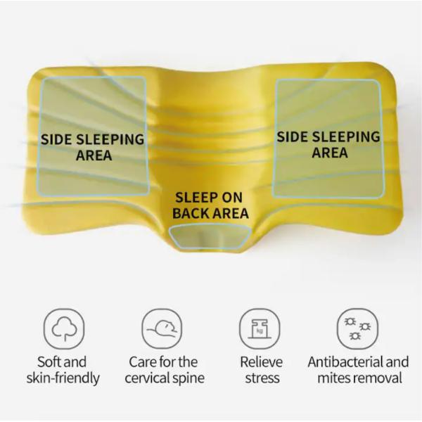 JOURM Custom Shape Memory Foam Cervical Pillow Soft and Comfortable for Home Support