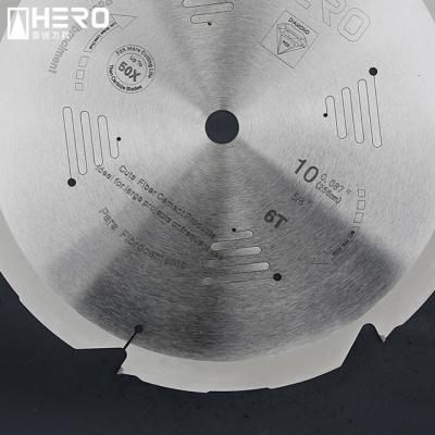 216mm Fiber Cement Saw Blade Wide Application Unique Teeth Design Low Friction
