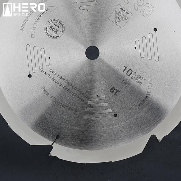 190mm 6T Hardie Board Saw Blade , Cement Blade For Circular Saw Durable
