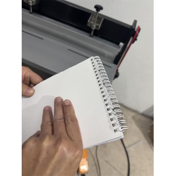 Semi Automatic Paper Punching Machine with Replaceable Punching Dies and Standard Wire Closing Molds for Binding Applications