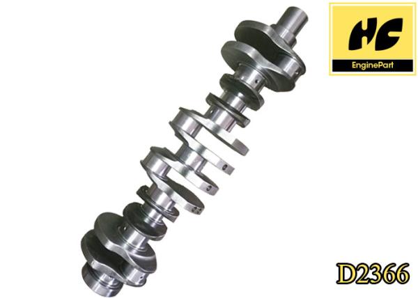 6 Cylinder Cast Iron Crankshaft , Man Engine Spare Parts D2366 Permanent Molds