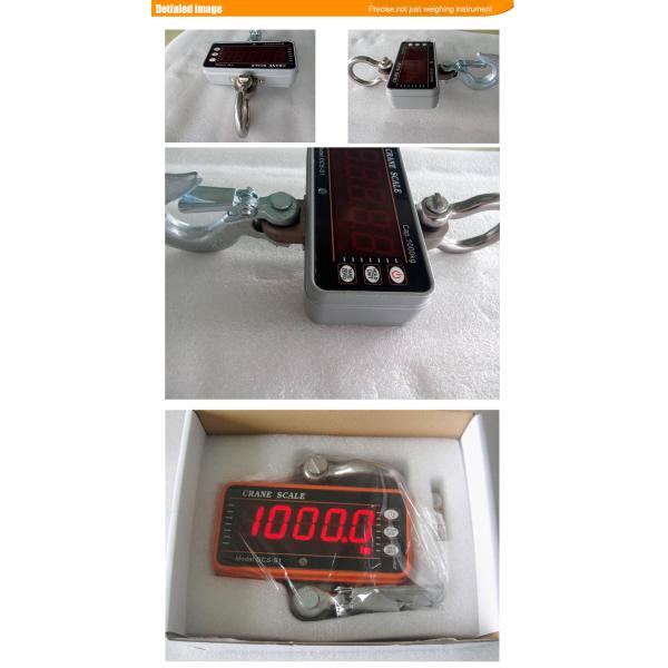 Electronic Small 100 Lb Digital Hanging Scales Precison Aluminum Alloy Case