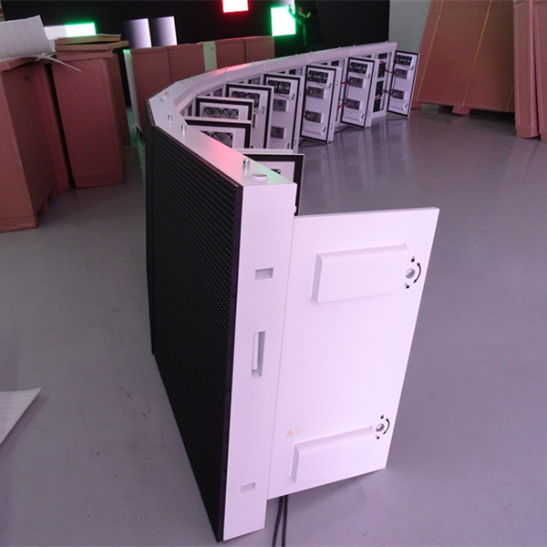 Сборка облегченного напольного экрана СИД P10 арендная высокая серая быстрая