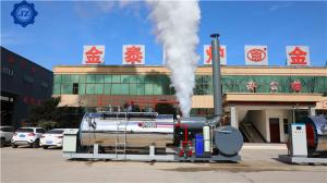 Óleo diesel do gás industrial de 4 toneladas - caldeira de vapor ateada fogo