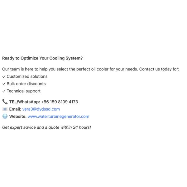 Intercambiador de calor enfriado por agua para aceite | Enfriador de aceite hidráulico industrial | Diseño resistente a la corrosión para sistemas de turbinas/compresores de aire/refrigeración