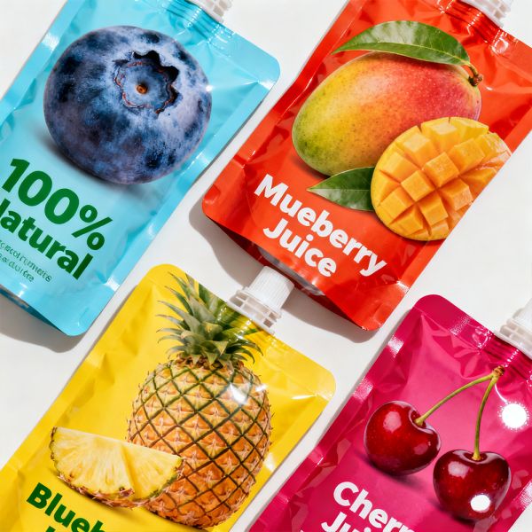 Custom Order Portable Liquid Packaging Bag Food Grade Juice Milk Nipple Bag with Accepted Logo Fresh Keeping Anti Leakage
