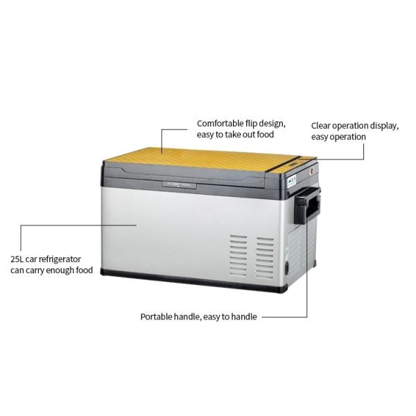 Холодильник автомобиля CFC свободный портативный, замораживатель холодильника 12V 30AH 50l портативный