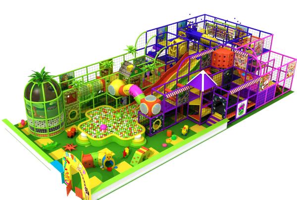 best selling forest theme kids indoor playroom children play zone with CE certificated