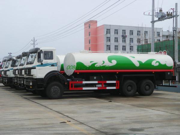 Beiben AWD off road Steel  Water Tanker Truck 6x6 With Water  Pump Bowser  For Transport Clean Drinking Water 16-18cbm