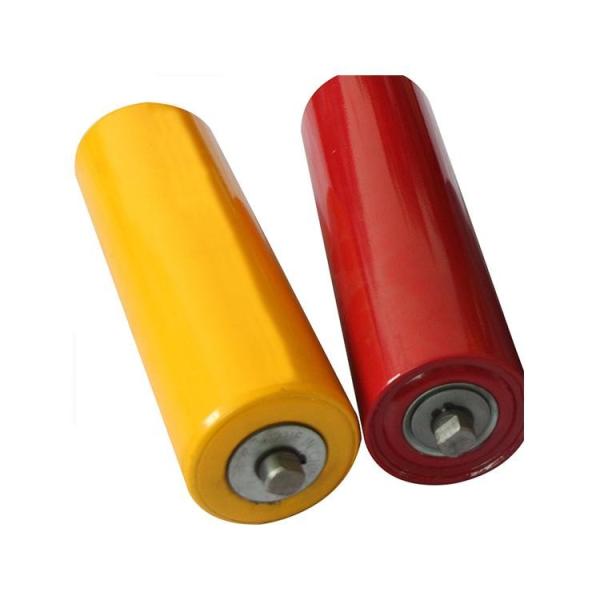 High Polymer 200mm Conveyor Head Roller For Building Materials
