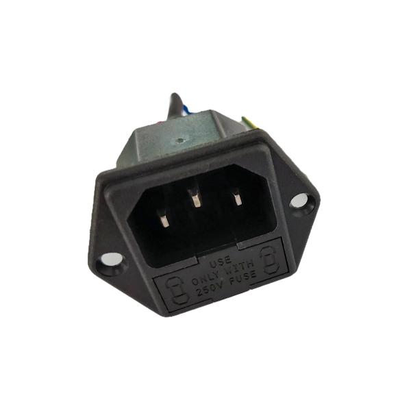 Três comprimento do cabo 240mm da alimentação de DC de Pin Plug Power Supply Harness