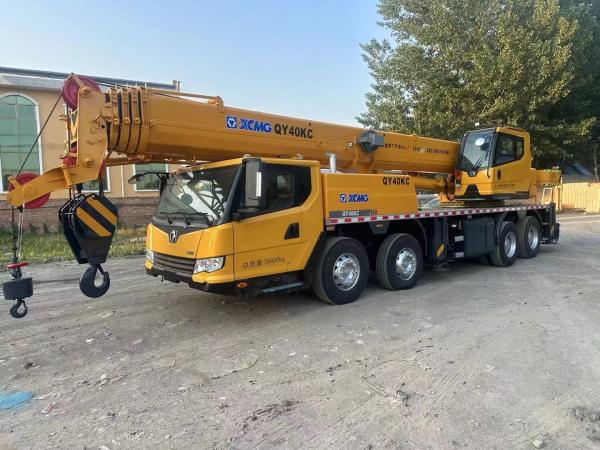 40T XCMG Powerful Used Mobile Crane Refreshed Truck Hydraulic Crane With U Shaped Boom
