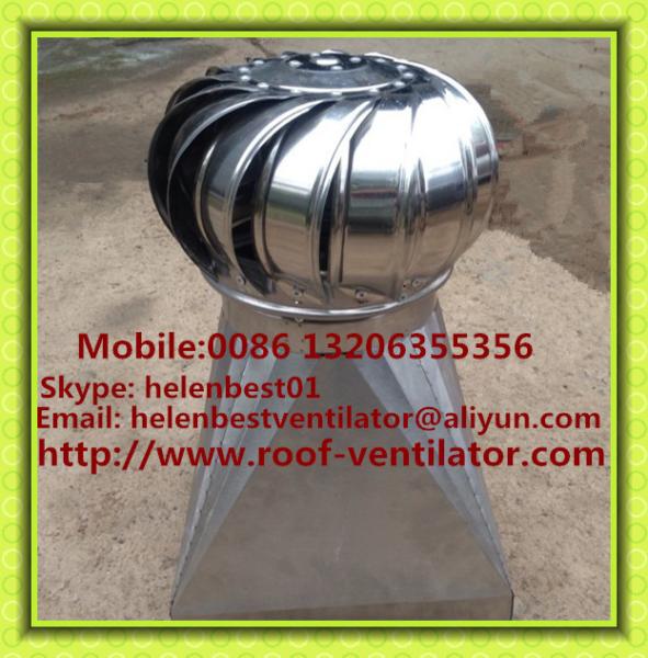 150mm wind driven turbine ventilator stainless steel