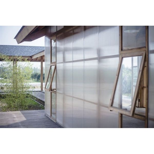 Opal Polycarbonate Hollow Sheet PC Hollow Sheet Thick 4mm To 20mm Transparent Lightweight Durable Construction Material