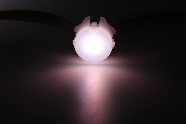 Ponto de luz LED 0,3 W RGB 20 mm à prova d'água DC5V 12V SMD5050 IP67