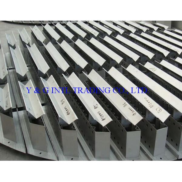 Orifice Type Column Internals Removeable Structure Anti Clogging High Elasticity