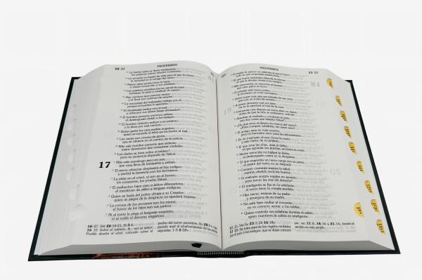 custom one color printing hardcover bible with index/thumb