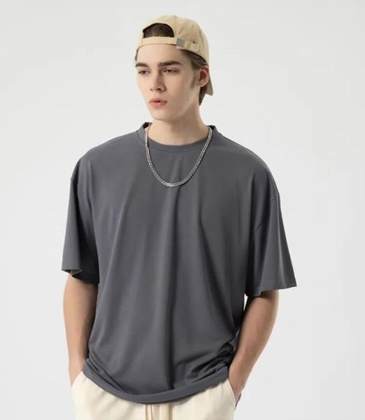                  Oversize Cotton Blank Heavyweight Youth Uniform Oversize Streetwear Custom T-Shirt             