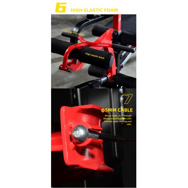 Multi Functional Smith Machine Best Fitness Equipment for Home Gym Cable Crossover