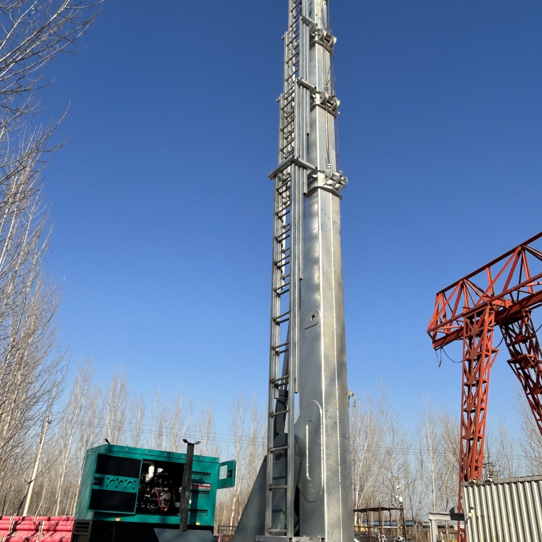 Hot Dip Galvanized Mobile Emergency Communication Tower Trailer Telescopic Mast Lattice Tower for Rapid Deployment Base Station