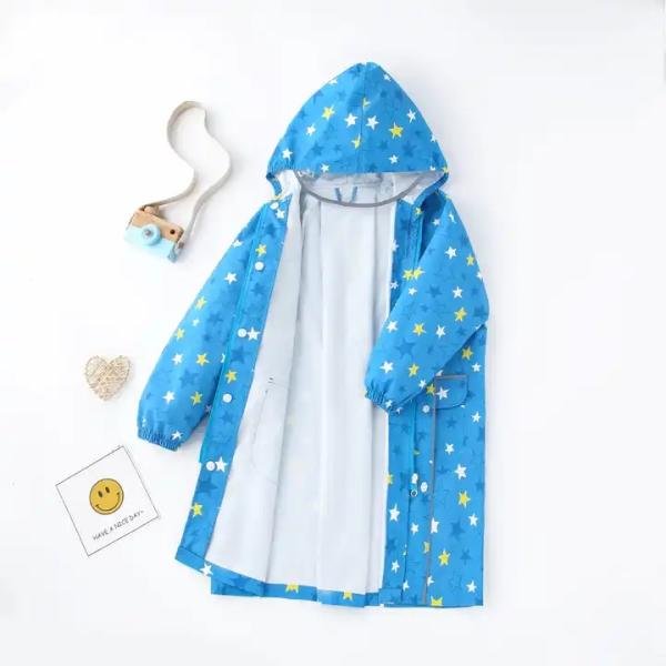 Children's Waterproof Rainwear with Magic Function and Conventional Size