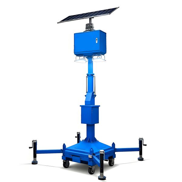 Solar Panel Generator Light Tower Renewable Energy Use Automatic Lighting Mobile Solar Light Tower
