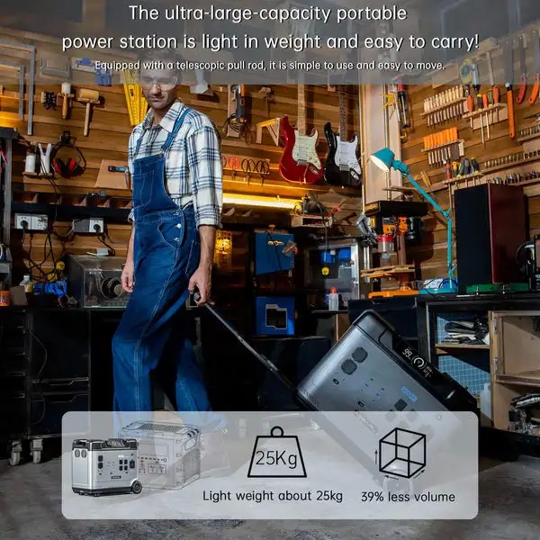 Large Capacity Portable Power Station Powerstation Solar Generator 3600W 4000W