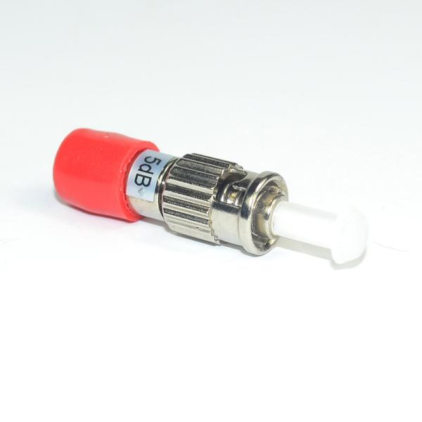 Beige Housing Fixed Fiber Optic Attenuators Multimode / 5db Attenuator LC UPC