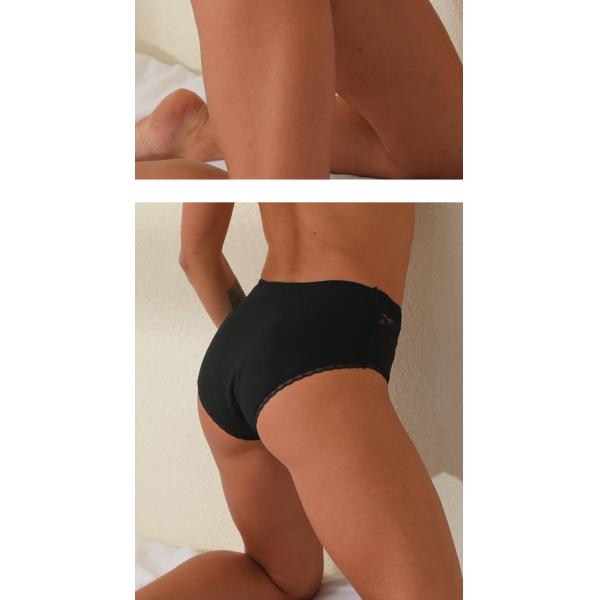 Fashion lace design Menstrual Panties Plus Size Women Soft Anti-bacterial Period Panties 4 layer period panties
