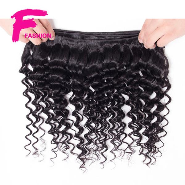 7A Mink Queen Hair Products Brazilian Virgin Hair Deep Wave Human Hair Weave deep wave