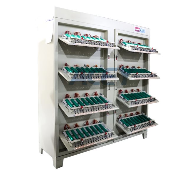 Cylindrical Lithium Ion Battery Cell Testing Equipment For 18650-32140